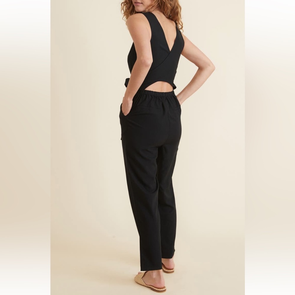 MARINE LAYER ELOISE JUMPSUIT IN BLACK NWT